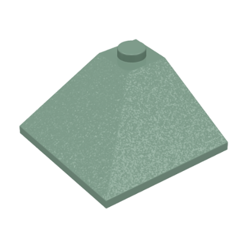 Dakpan 33° 3x3 dubbel hoek Sand Green